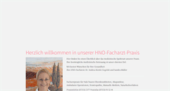 Desktop Screenshot of hno-badschoenborn.de